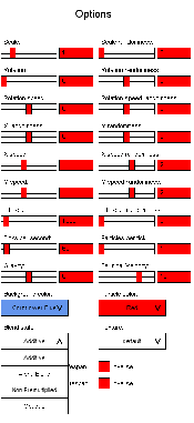 Labels sliders textfields dropdowns and checkboxes